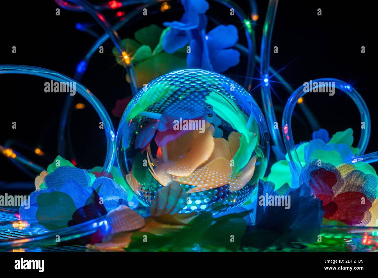 Glass ball photography Stock Photo