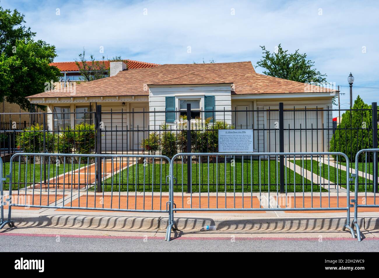 A preserved residence to commemorate the song writing of Holly and The