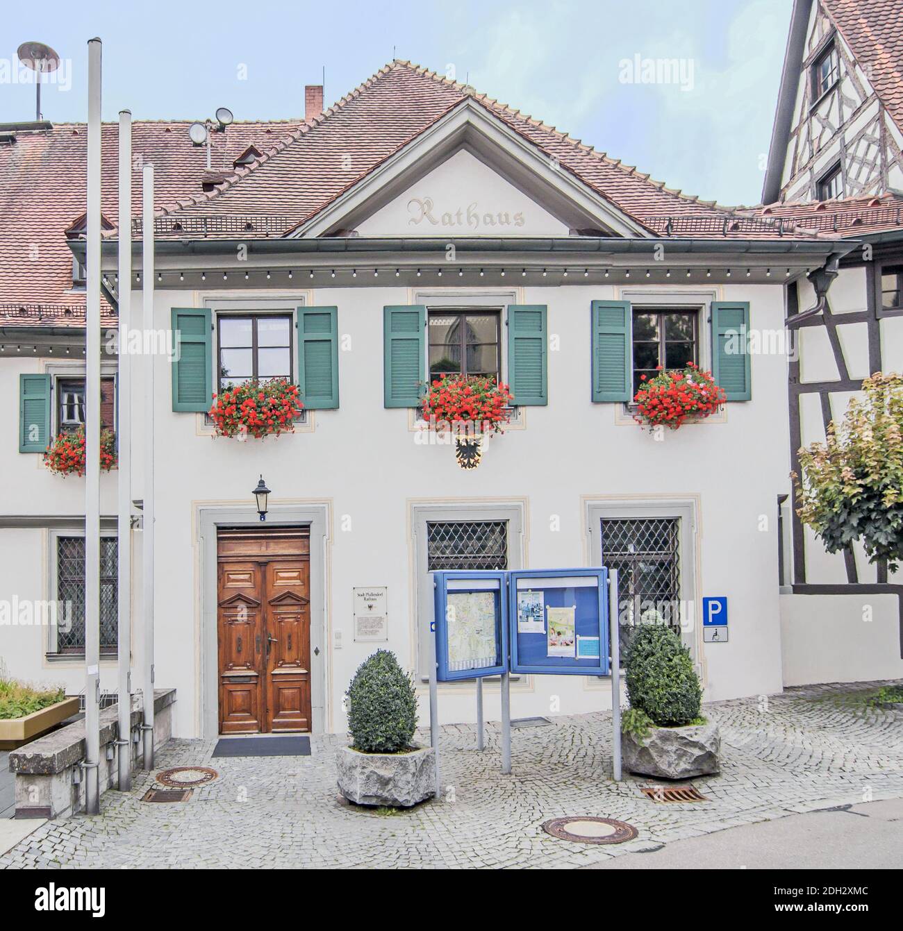 Pfullendorf Town Hall, Sigmaringen District Stock Photo