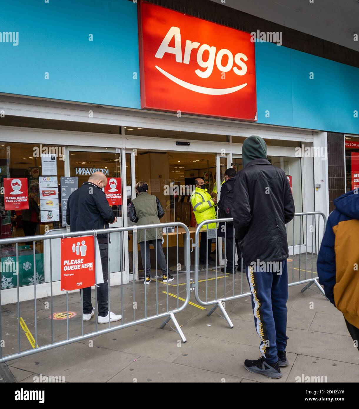 A branch of Argos open only for click and collect during Covid19