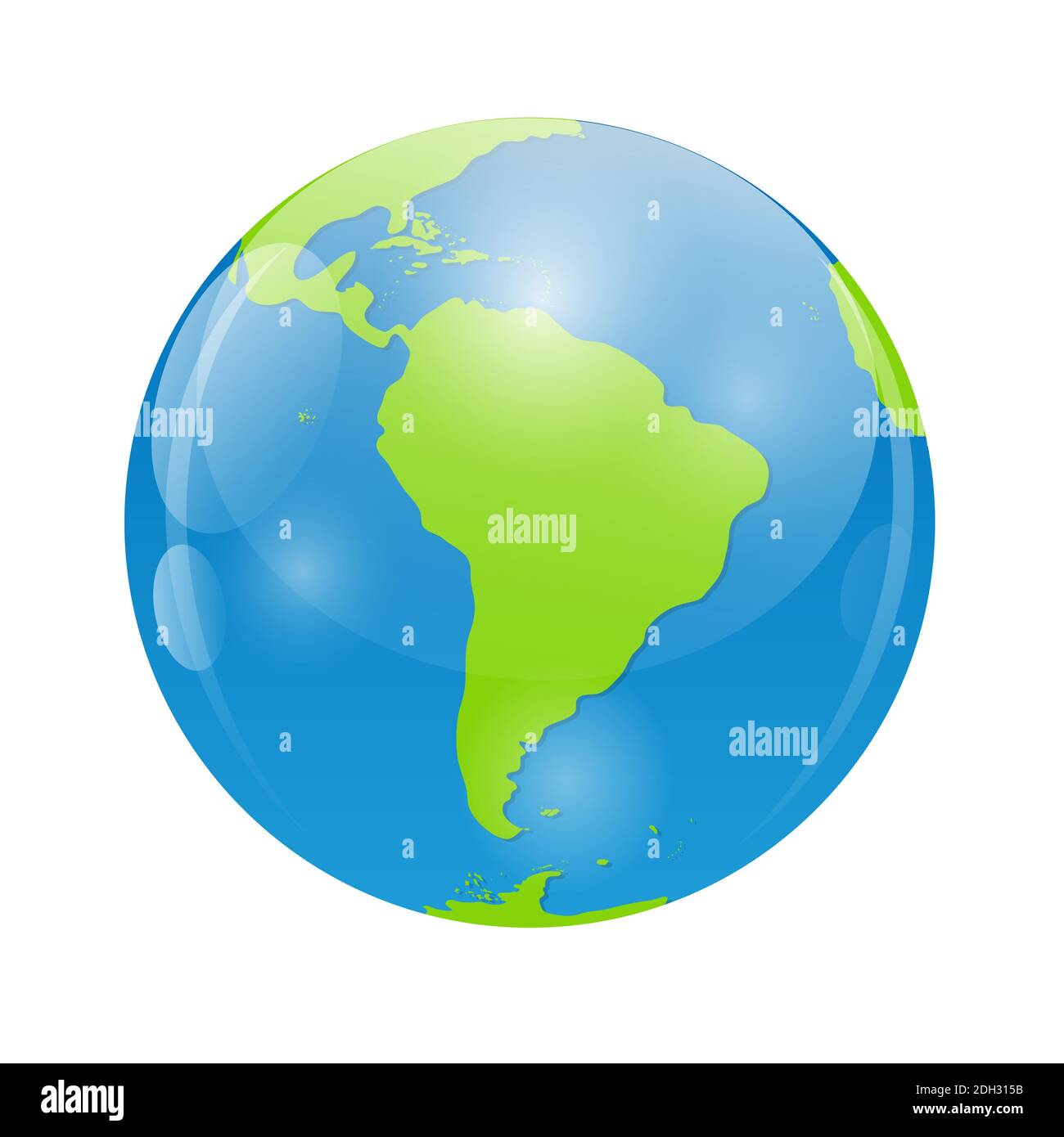 Globe Icon Illustration for Your Design Stock Photo - Alamy