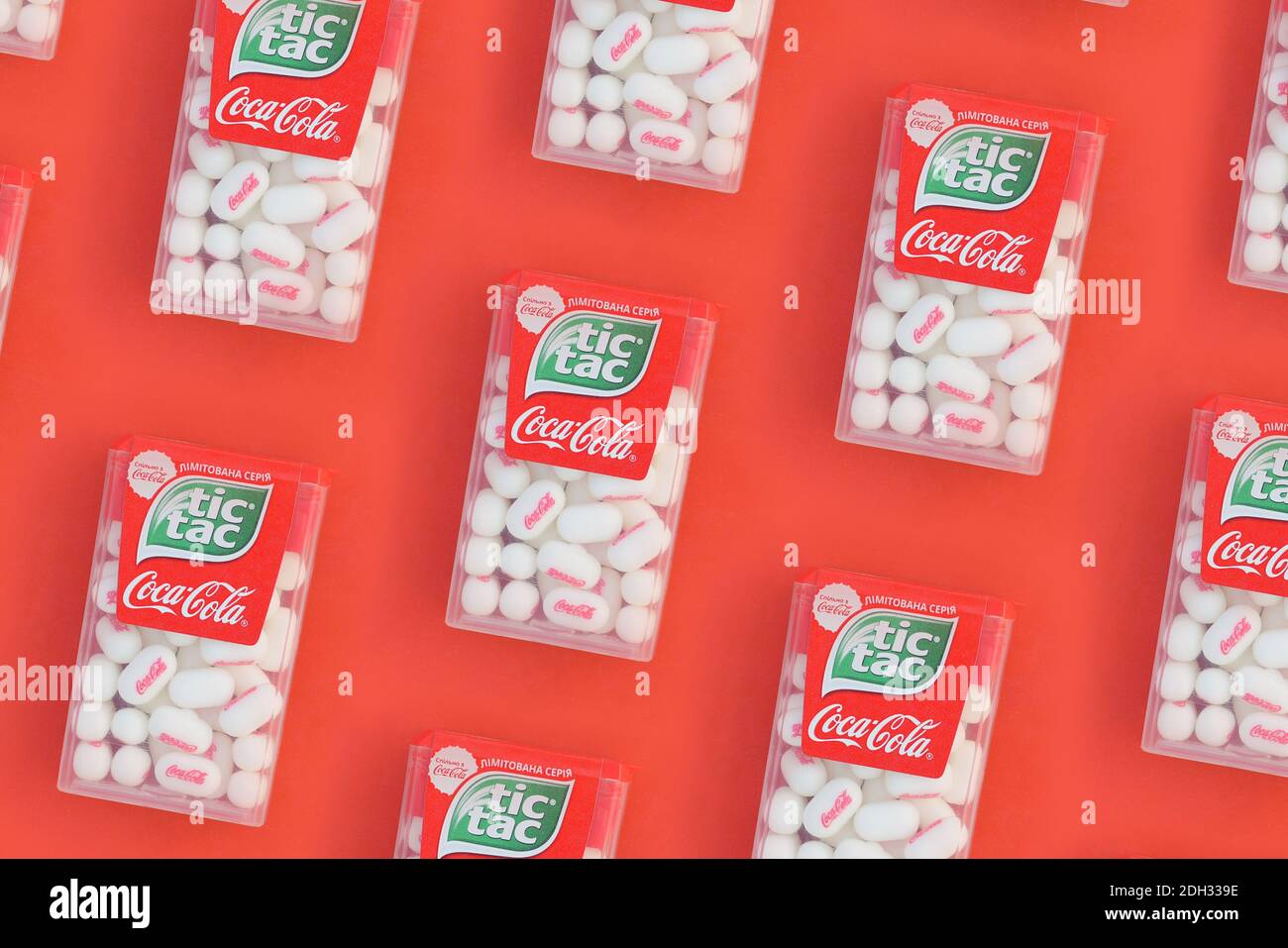 Ferrero Tic Tac candy. Original orange flavour and Canadian packaging  pictured Stock Photo - Alamy