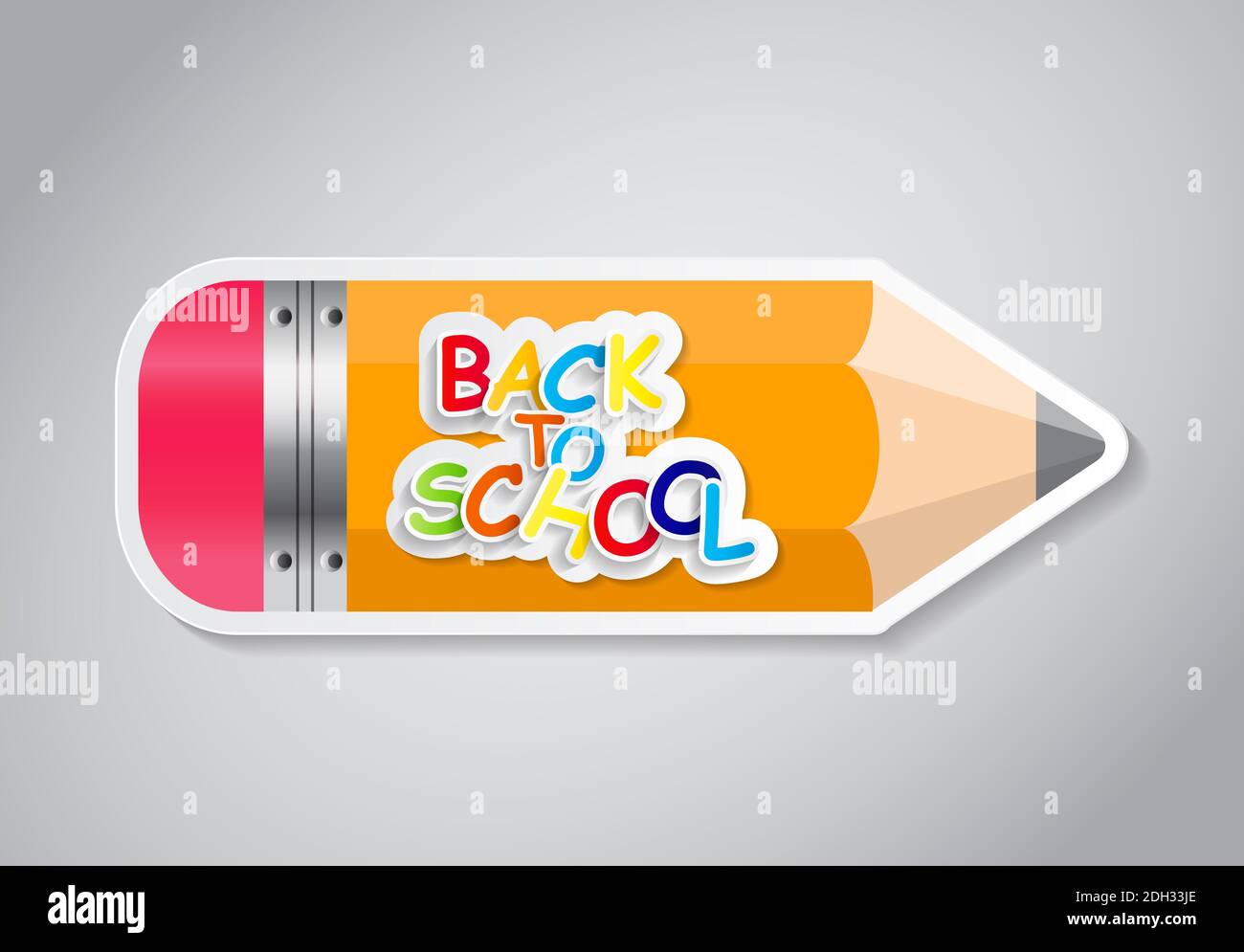 Pencil sticker hi-res stock photography and images - Alamy