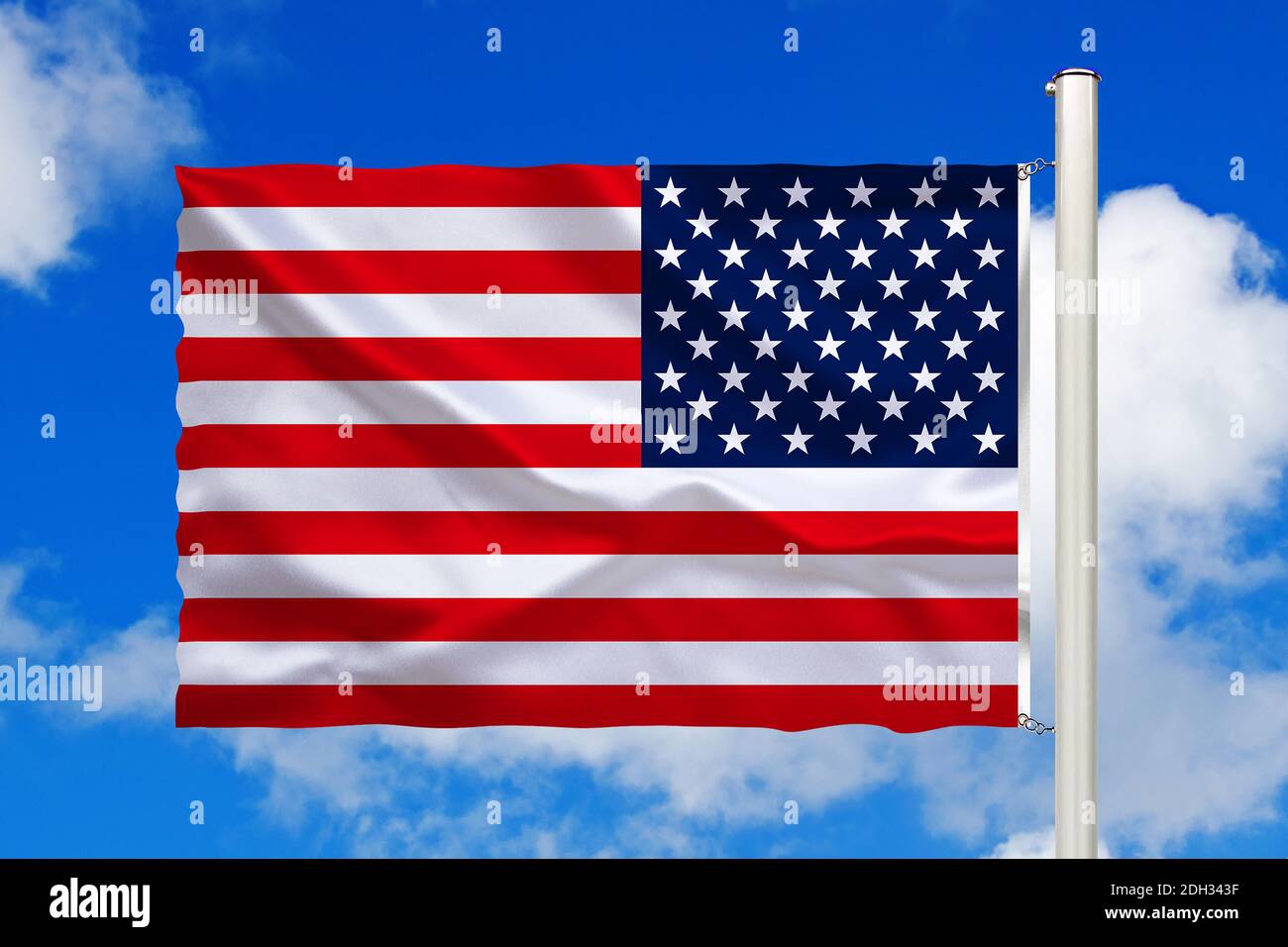 Fotomontage, Flagge von  den USA, Vereinigte Staaten von Amerika, Stock Photo