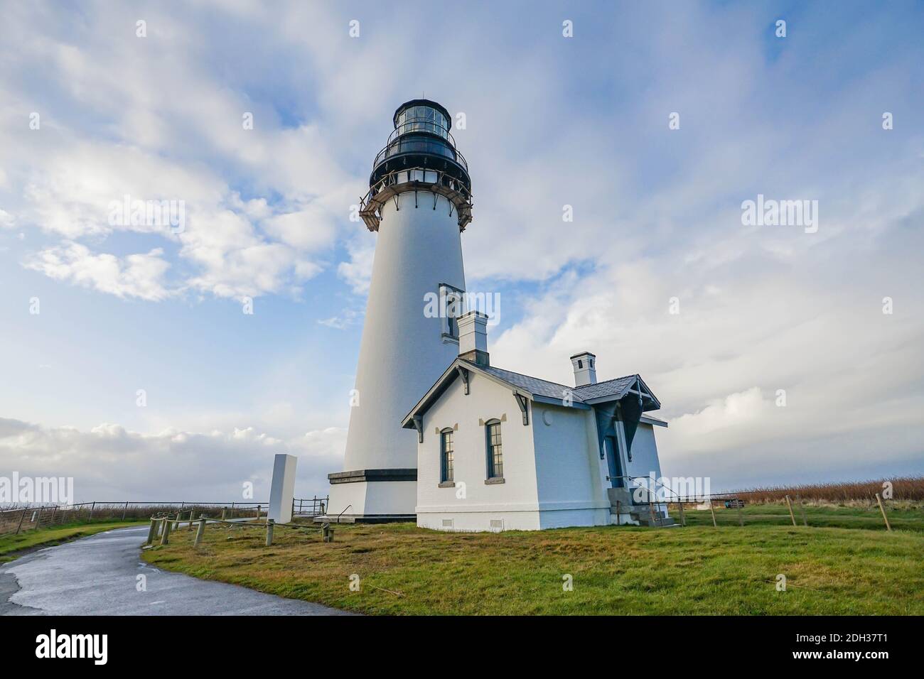 Yaquina Head Lighthouse, Near Newport, Oregon USA II Stock Photo