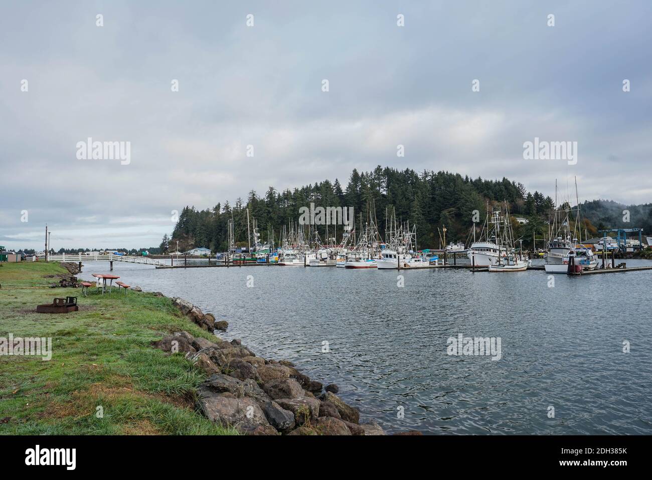 Winchester bay marina hi-res stock photography and images - Alamy