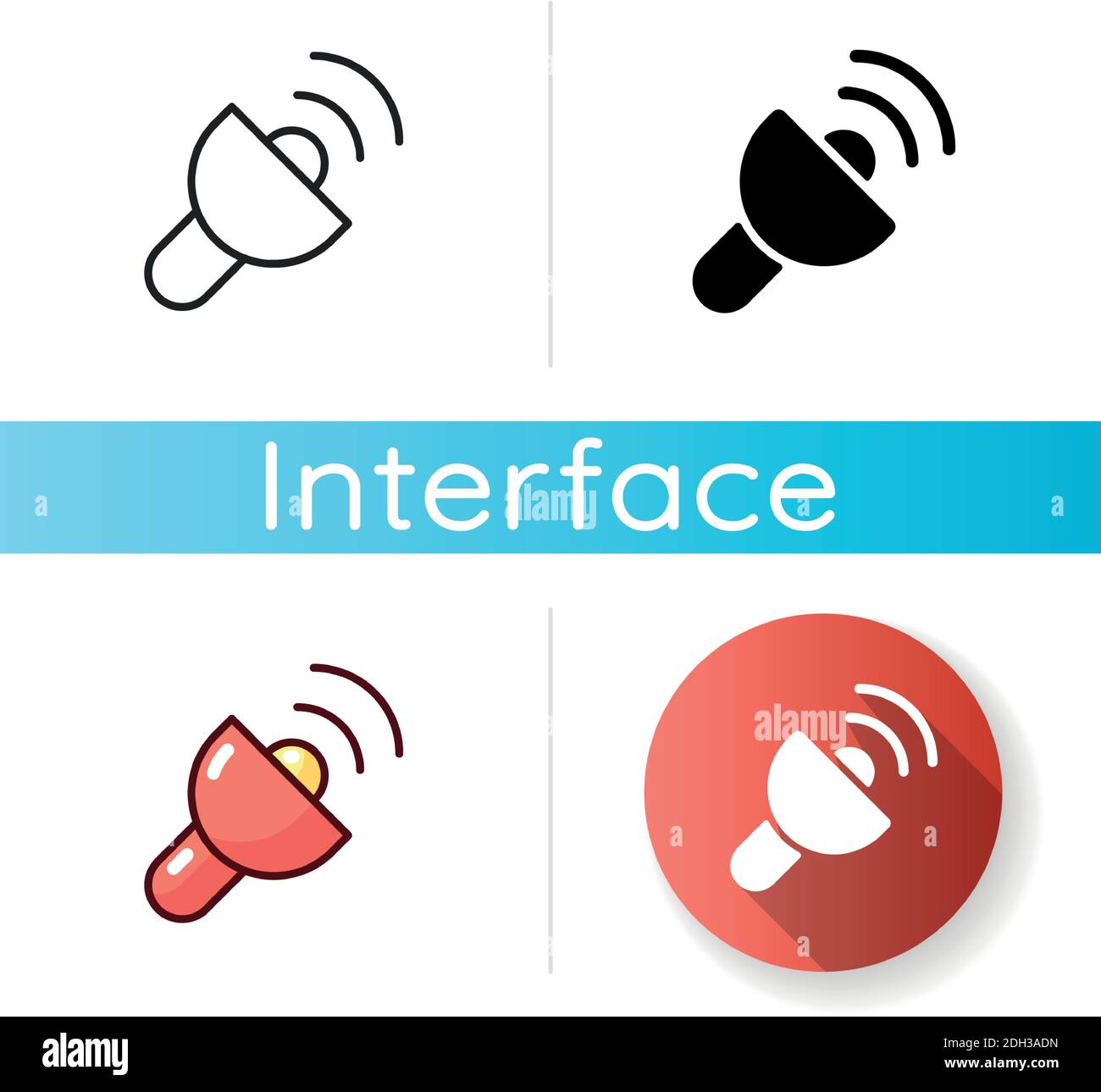 Lantern app icon Stock Vector