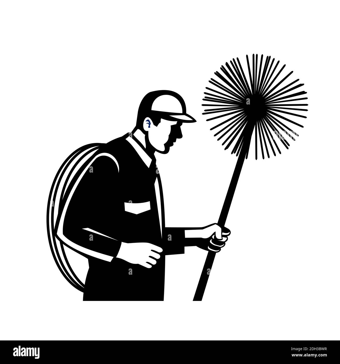 Chimney Sweep With Broom High Resolution Stock Photography and Images