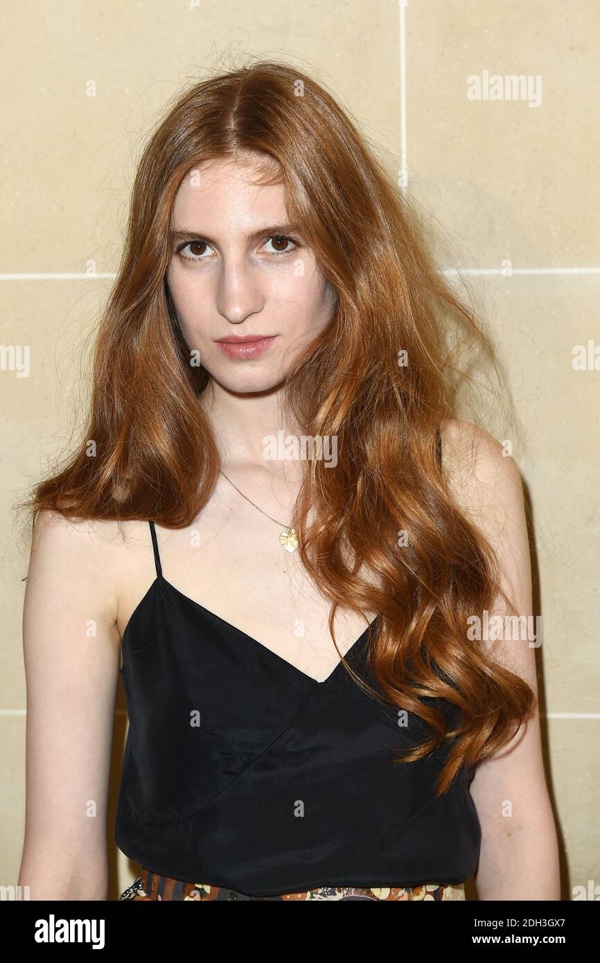Agathe Bonitzer attends Guy Bourdin inaugural exhibition and unveiling