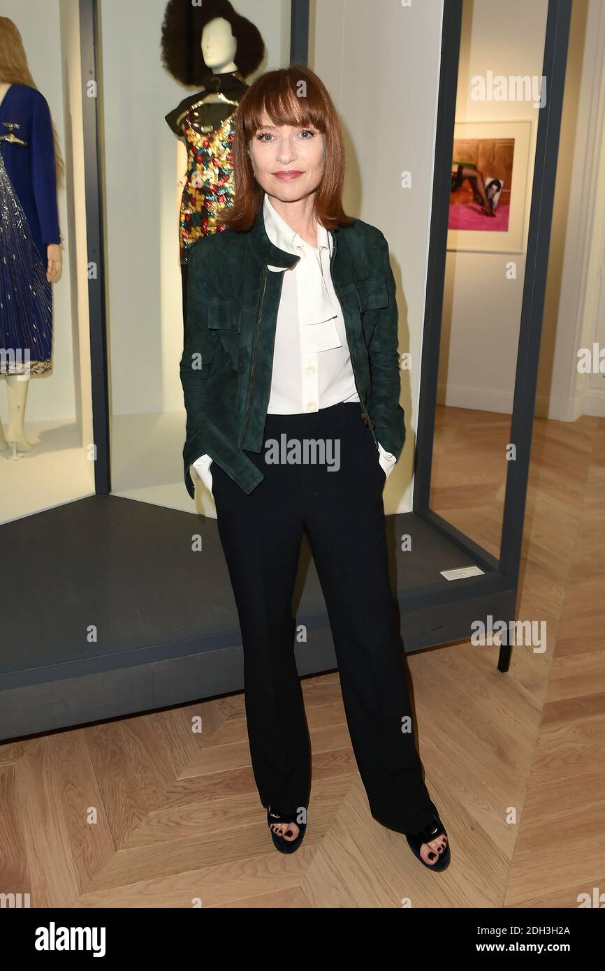 Isabelle Huppert attends Guy Bourdin inaugural exhibition and unveiling