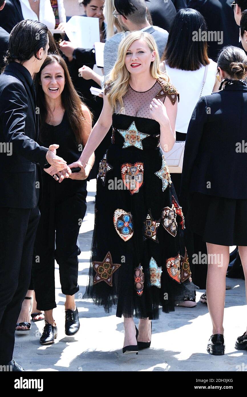 Kirsten Dunst attending the Christian Dior 2017/18 Fall Winter Haute