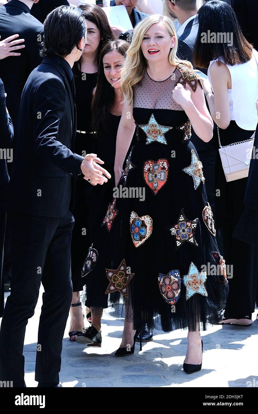Kirsten Dunst attending the Christian Dior 2017/18 Fall Winter Haute