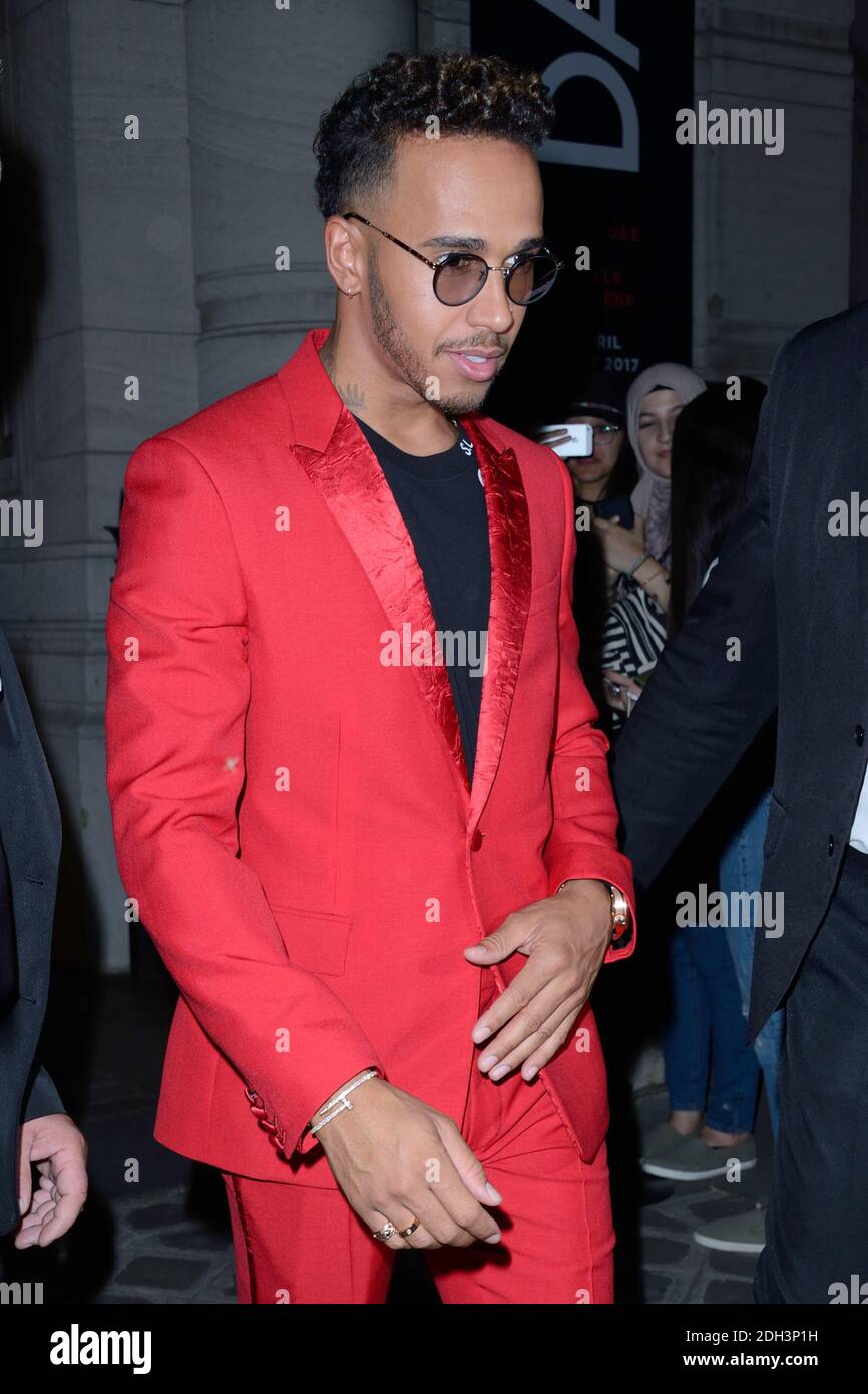 Lewis Hamilton attending the the Vogue Foundation Dinner as part of ...