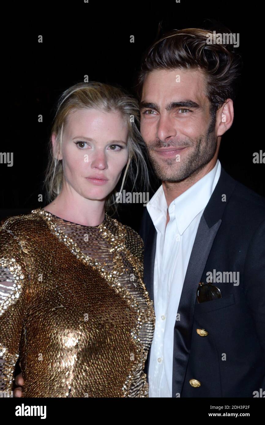 Lara Stone and Jon Kortajarena attending the the Vogue Foundation Dinner as part of 2017/18 Fall Winter Haute Couture fashionweek in Paris, France on July 04, 2017. Photo by Aurore Marechal/ABACAPRESS.COM Stock Photo