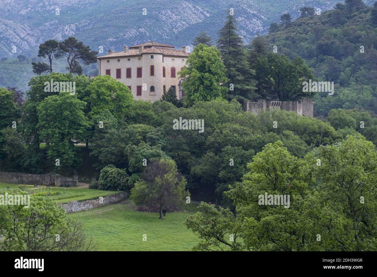 Castle Vauvenargues, Provence, France Stock Photo