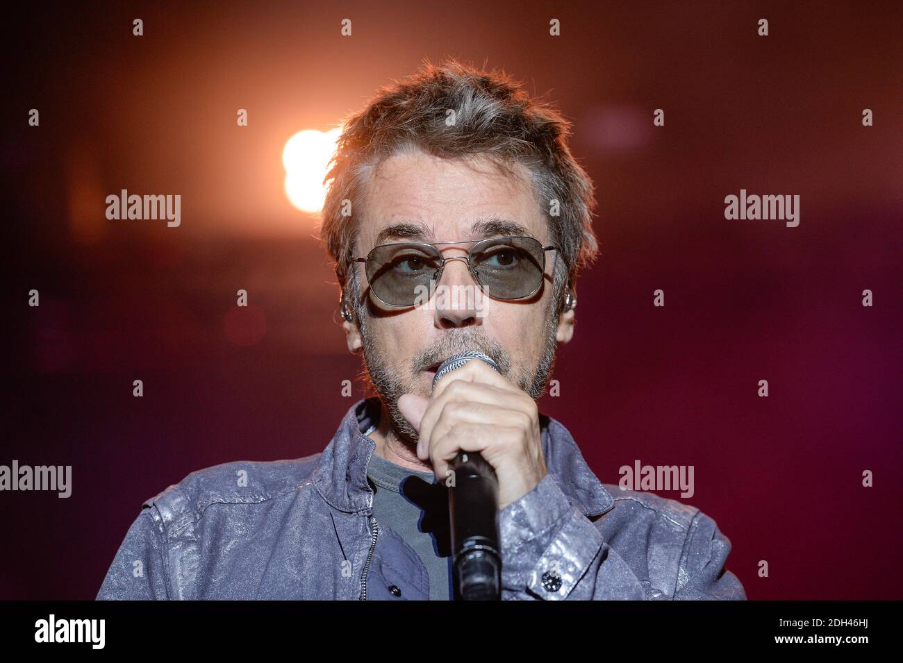 Jean Michel Jarre performing live on stage at Festival Les Vieilles  Charrues in Carhaix, France on July 15, 2017. Photo by Julien  Reynaud/APS-Medias/ABACAPRESS.COM Stock Photo - Alamy