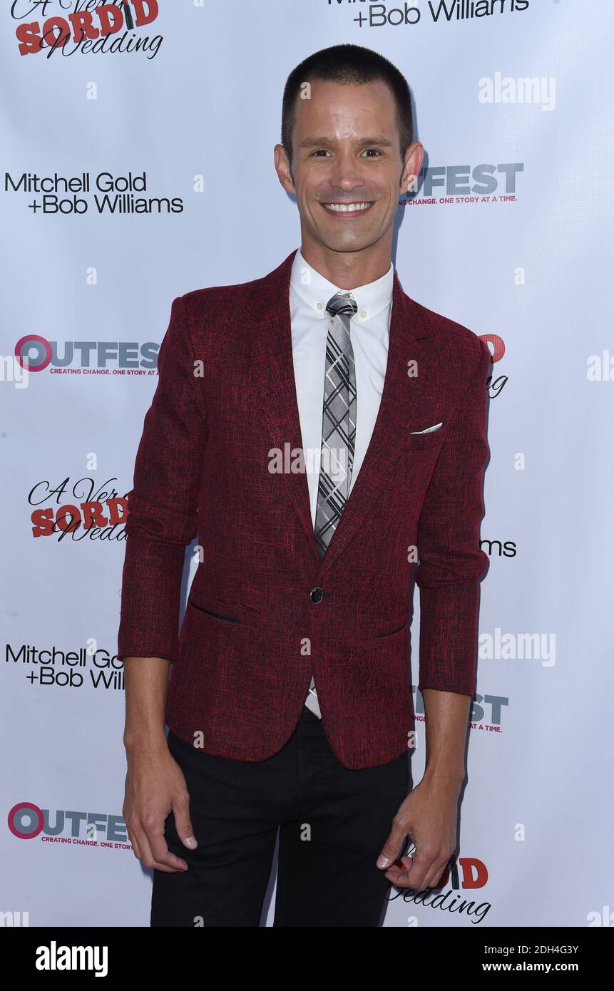 Emerson Collins attends a Very Sordid Wedding Premiere in Los Angeles