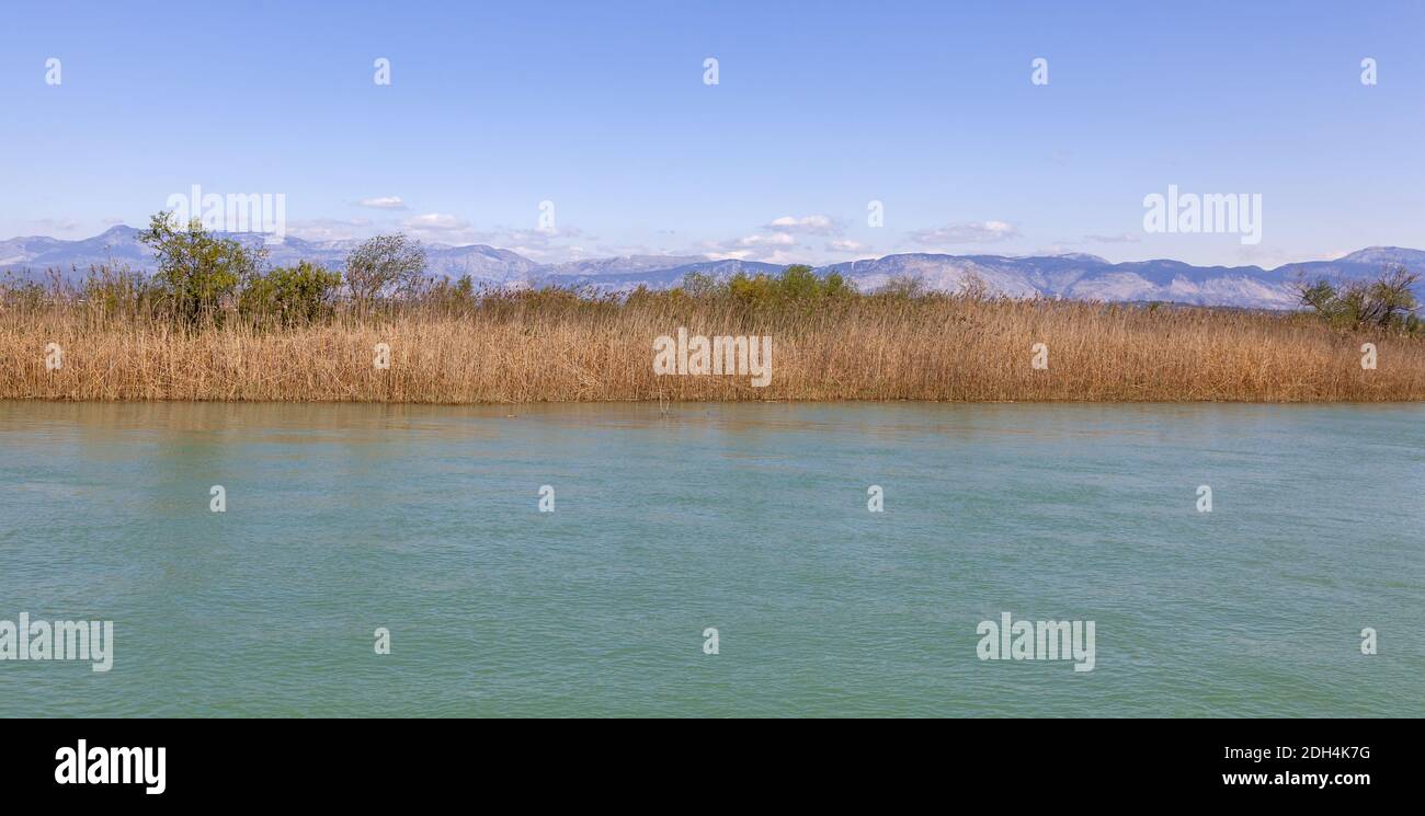 On the banks of the Manavgat Stock Photo