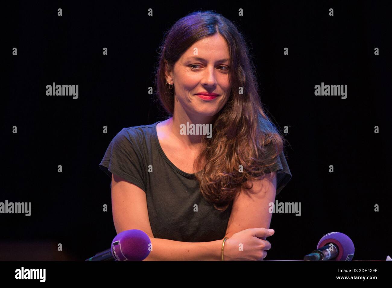 Marie Richeux for France Culture at Radio France's programming presentation  for 2016/17 in Paris, France on august 30, 2017. Photo by Nasser  Berzane/ABACAPRESS.COM Stock Photo - Alamy
