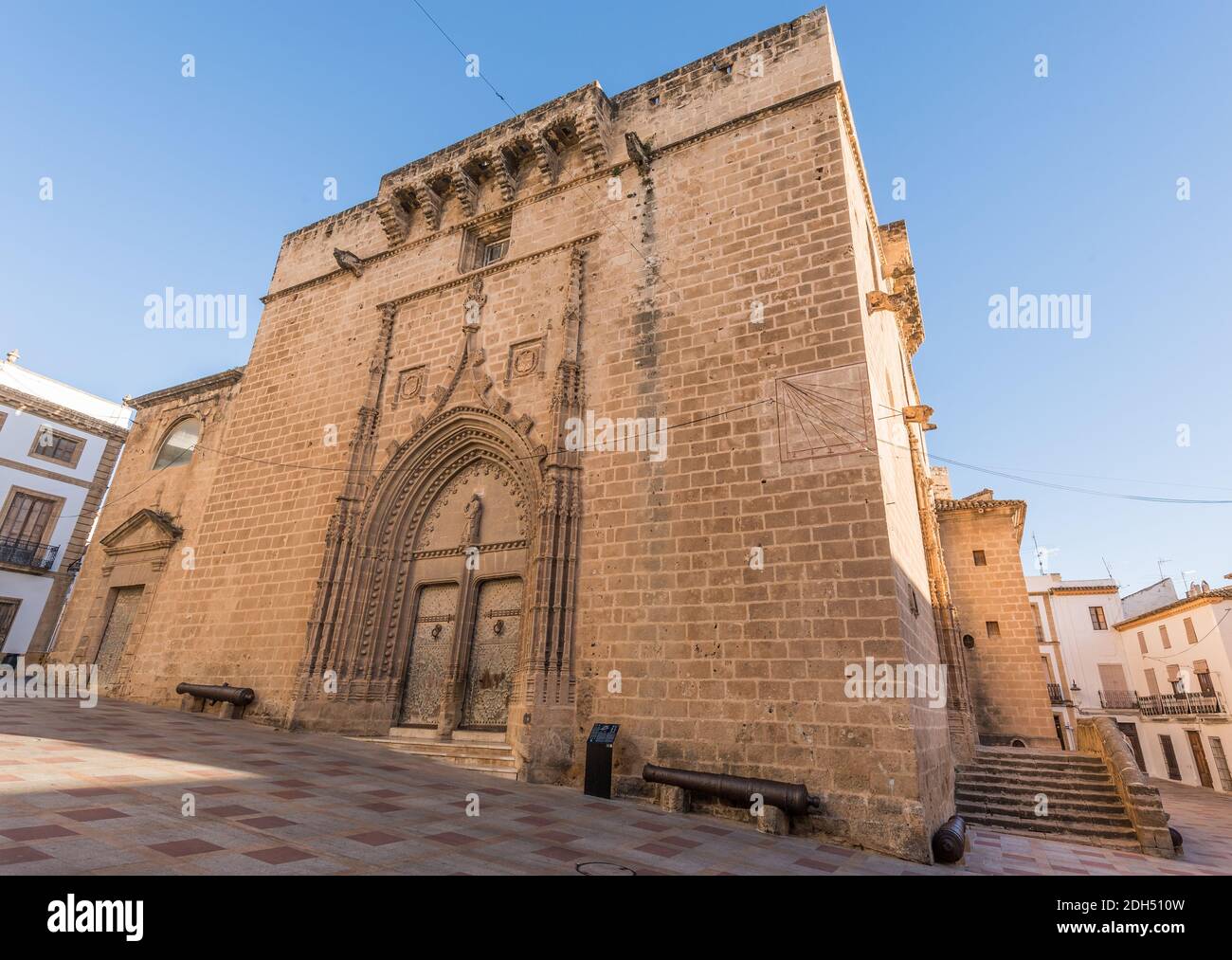 A low angle shot of an old church in Javea, Spain Stock Photo - Alamy