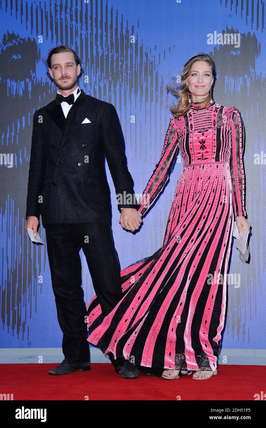 Pierre Casiraghi, son of Princess Caroline of Hanover, and his wife