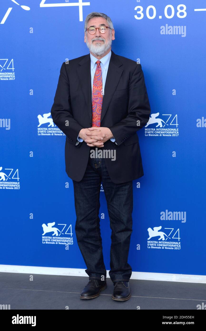 John Landis attending the Michael Jackson's Thriller 3D And Making Of Michael Jackson's Thriller 3D Photocall during the 74th Venice International Film Festival (Mostra di Venezia) at the Lido, Venice, Italy on September 04, 2017. Photo by Aurore Marechal/ABACAPRESS.COM Stock Photo