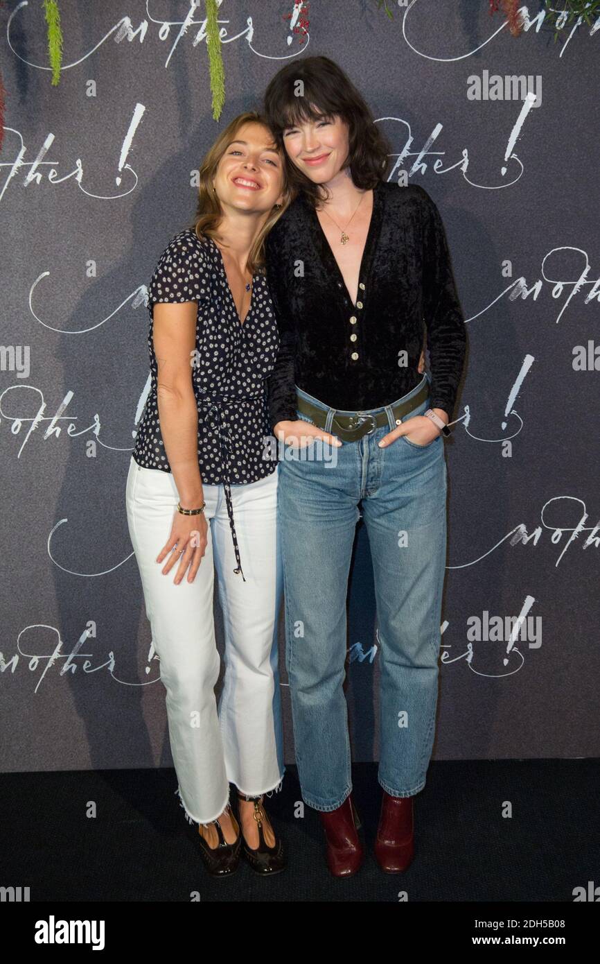 Victoria Monfort and Dorcas Coppin attending at 'Mother!' Paris film