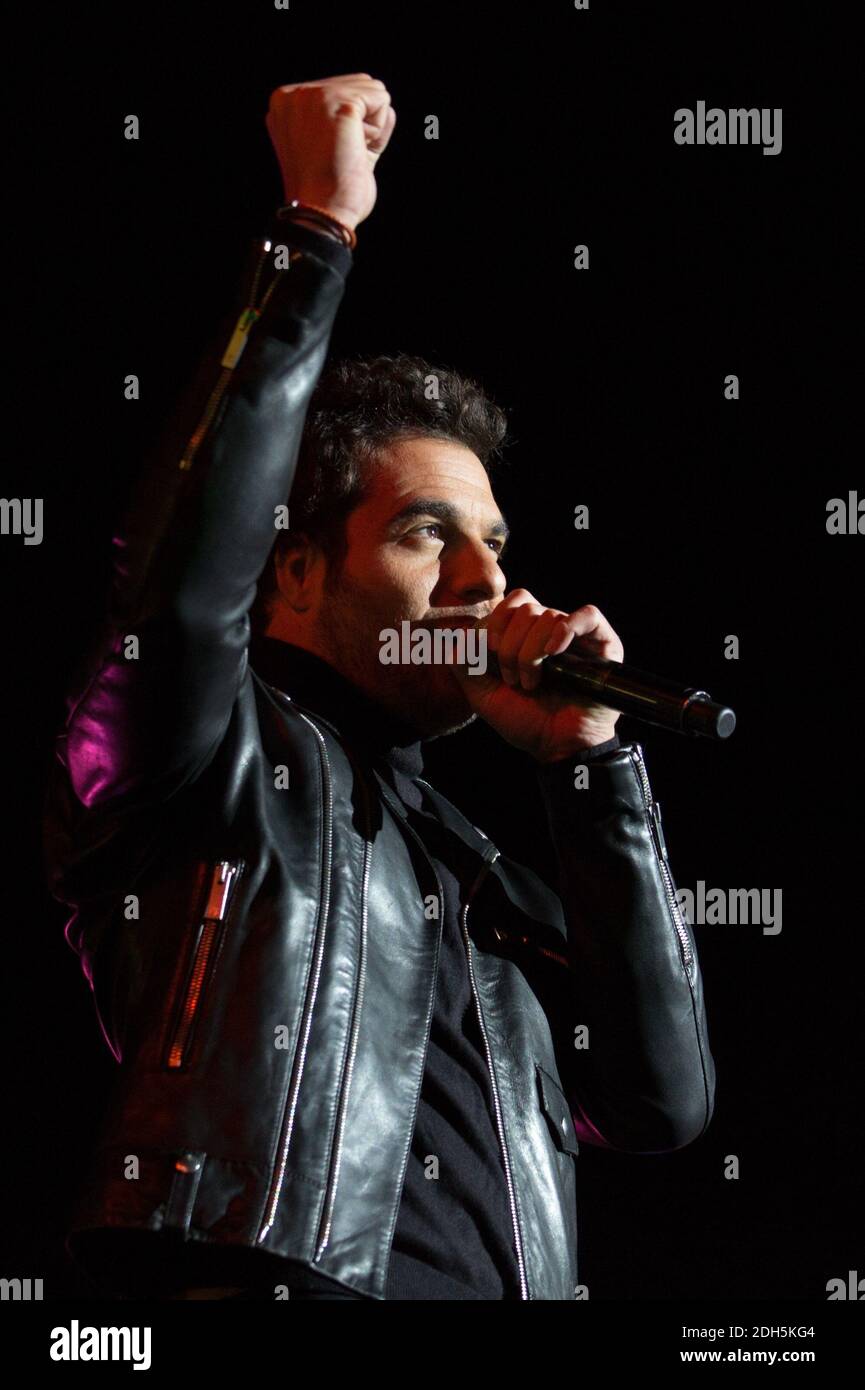 Amir Haddad at concert after the attribution wednesday of the Olympic