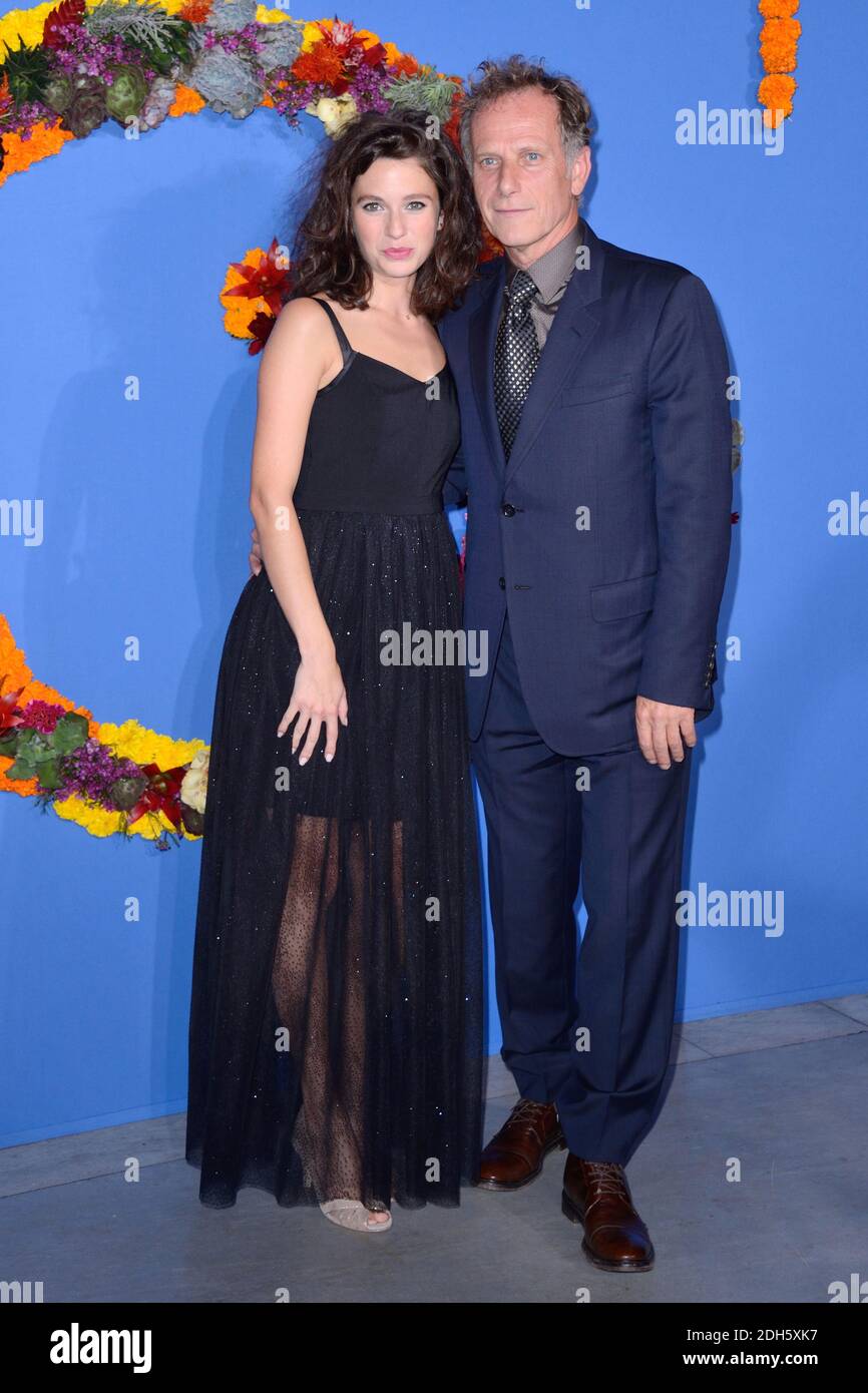 Pauline Cheviller and Charles Berling assistent au Gala de l Opera