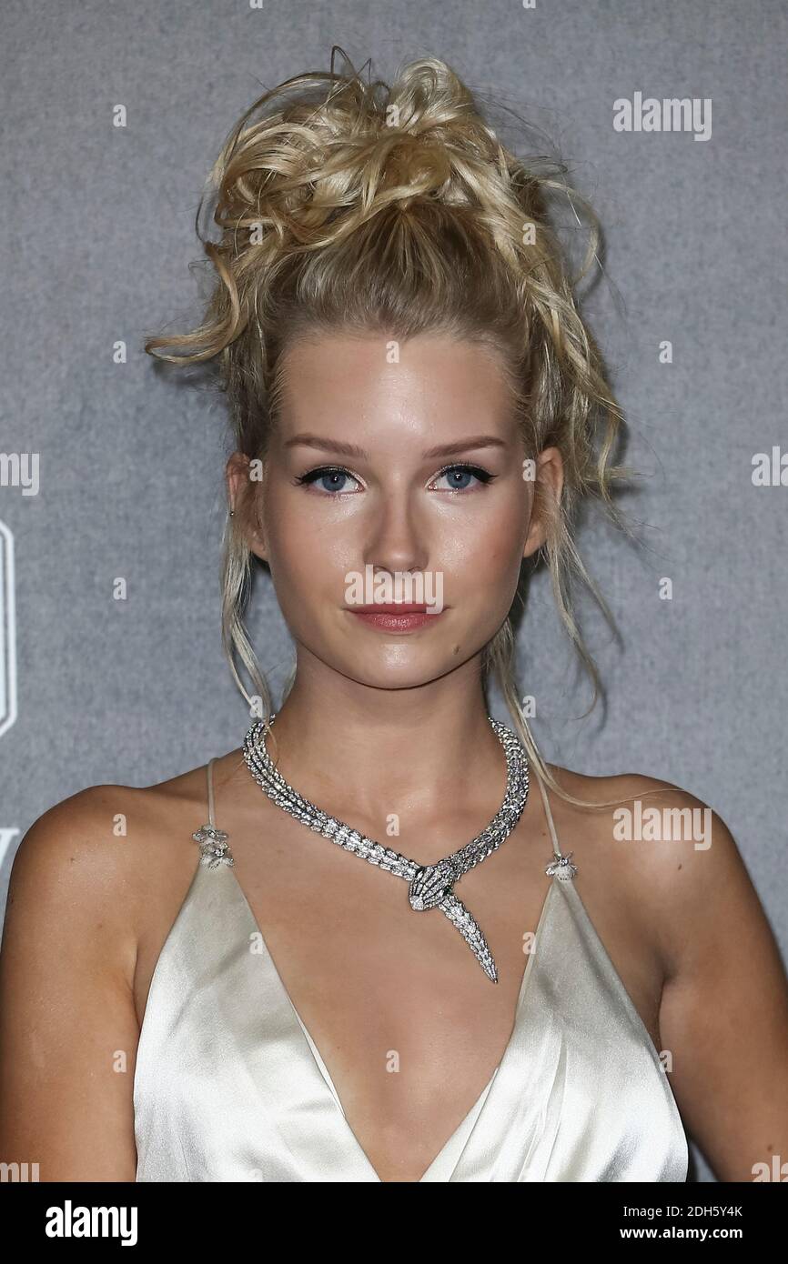 Lottie Moss attends the amfAR gala night at La Permanente Palace on