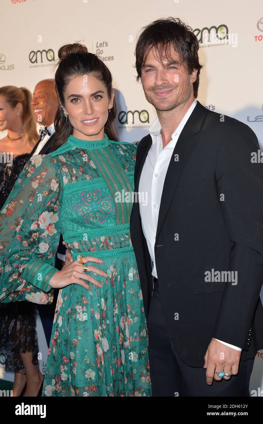 Nikki Reed and Ian Somerhalder attend the 27th Annual EMA Awards at