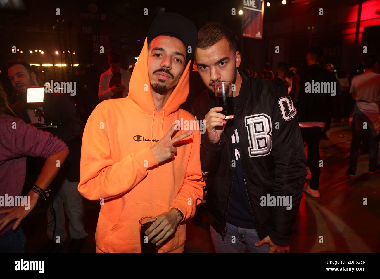 Bigflo Et Oli Attending The Launch Of The New Game Fifa 18 Also Called Fifa 18