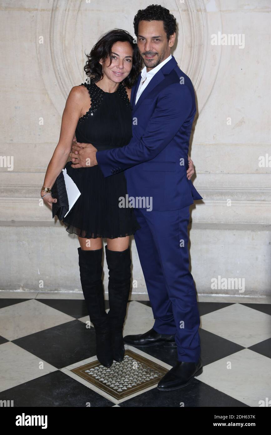 Sandra Zeitoun de and her boyfriend Tomer Sisley attending at the Fashion Show during Paris Fashion Week Spring Summer 2018 held at Musee Rodin in Paris, France, on September 26,