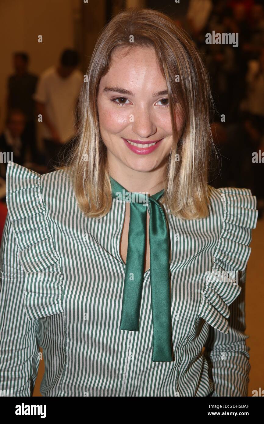 Deborah Francois attending the Alexis Mabille Fashion Show during Paris