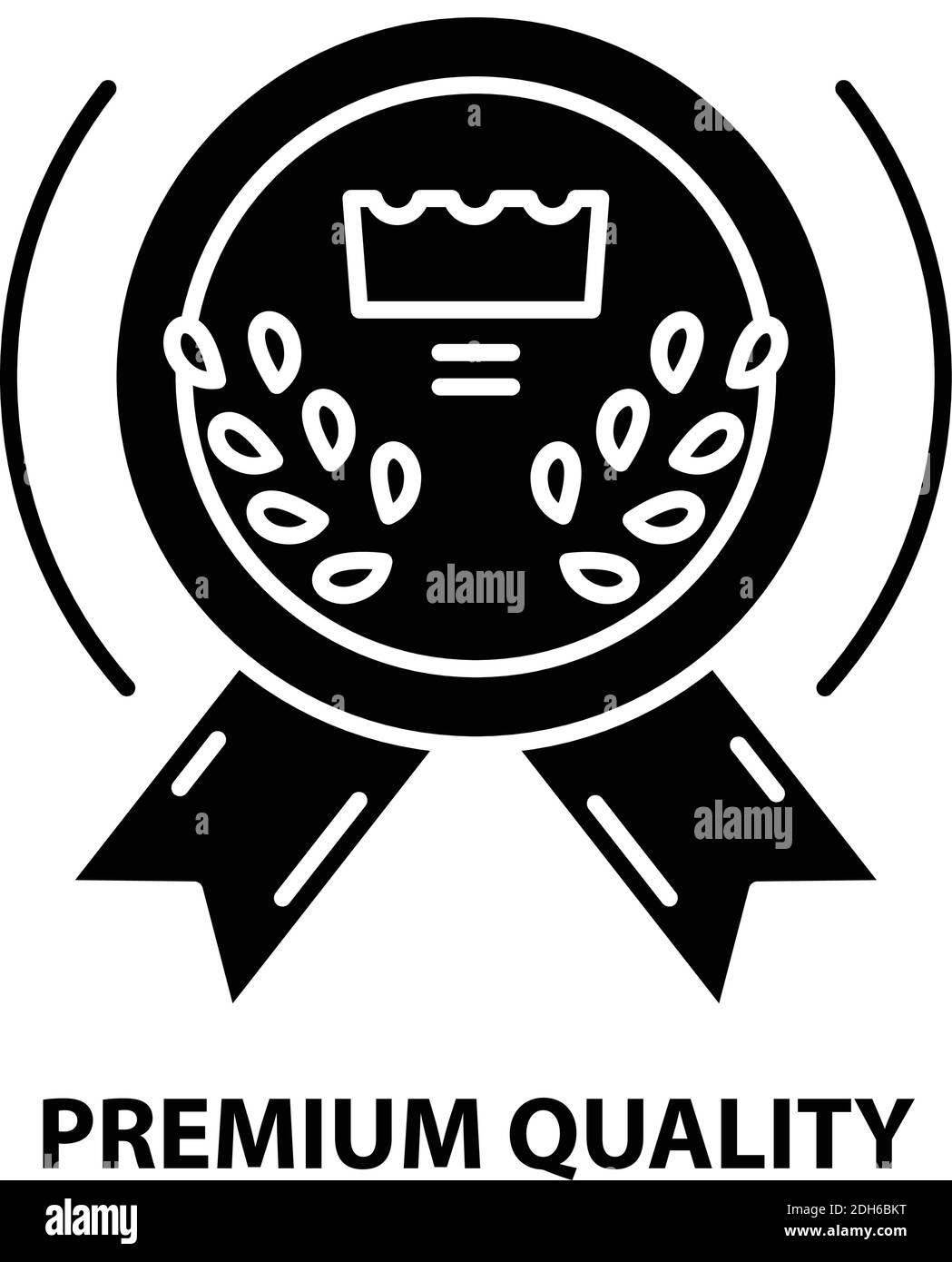 premium quality icon, black vector sign with editable strokes, concept