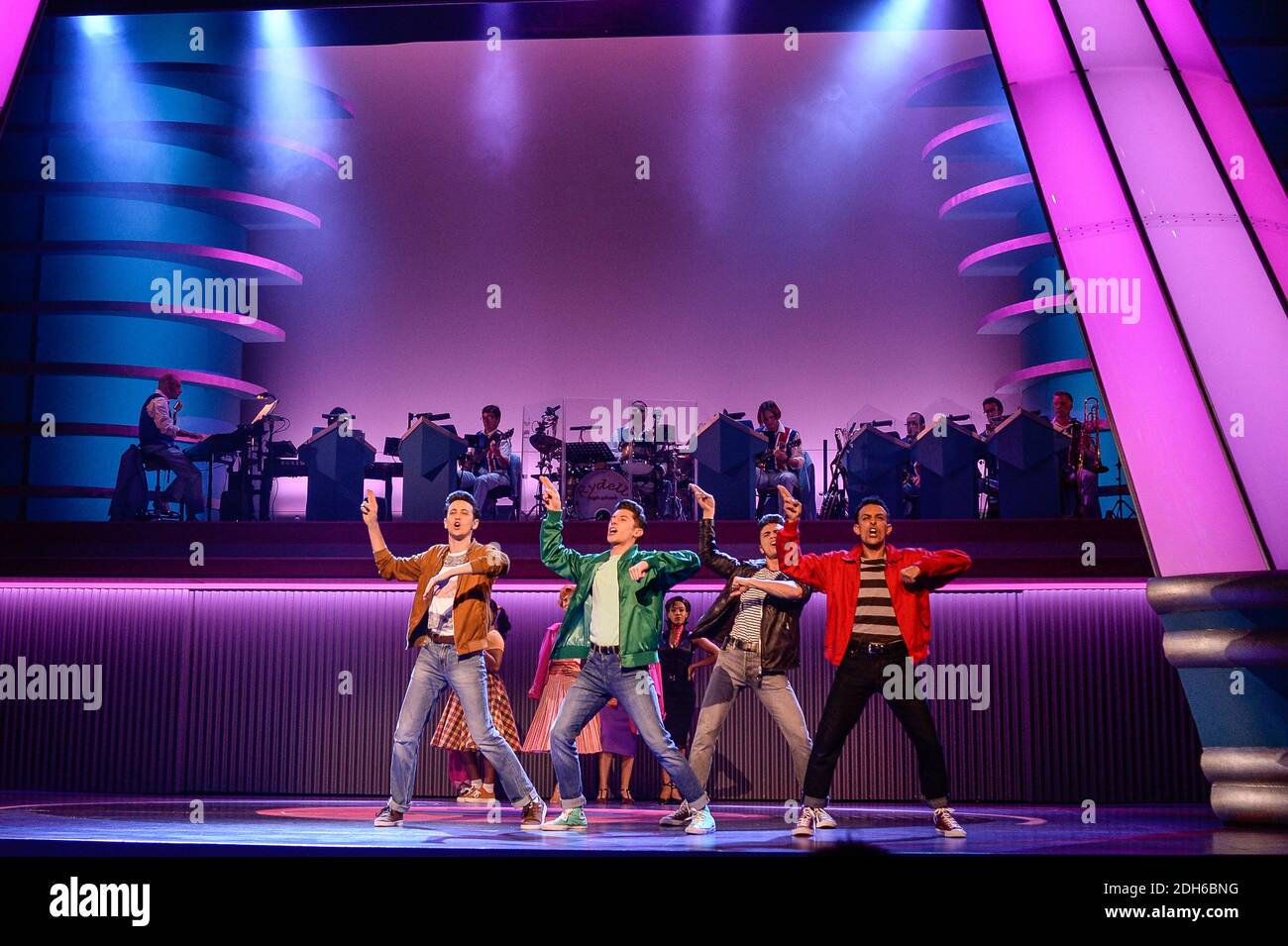 Press representation of Grease The Musical at Theatre Mogador in Paris