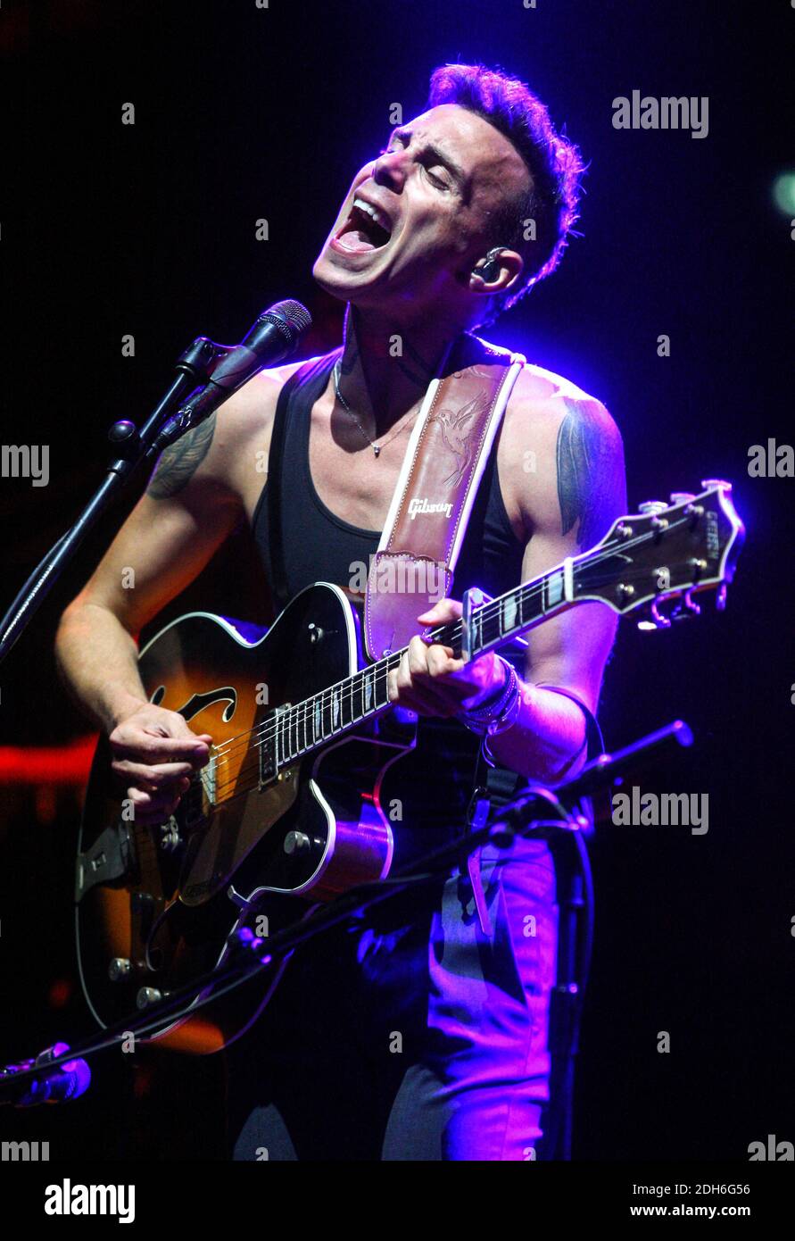Israeli singer Asaf Avidan performs live during the