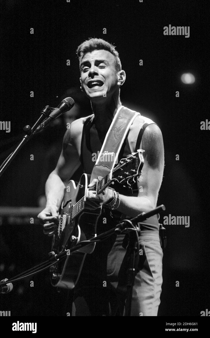 Israeli singer Asaf Avidan performs live during the