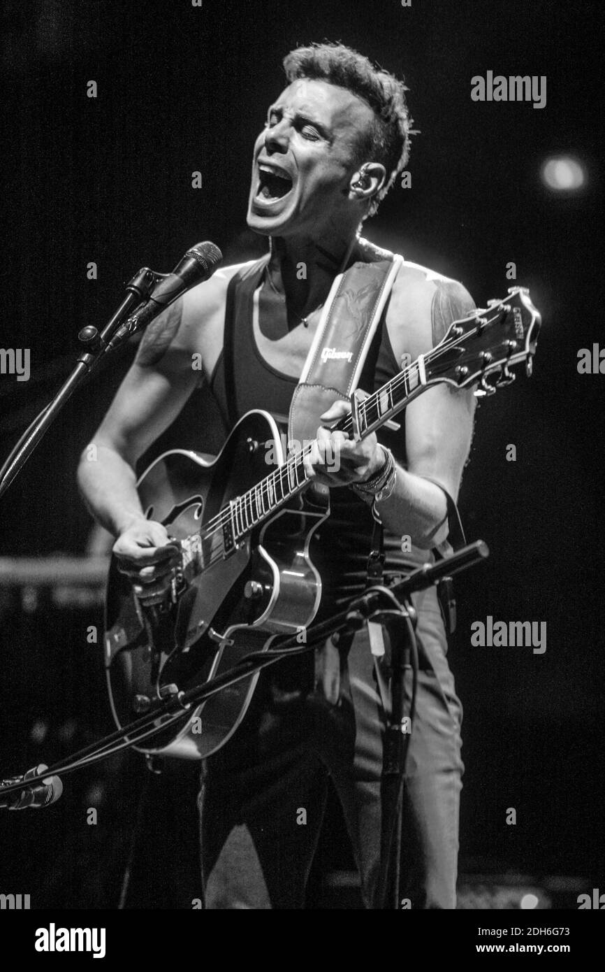 Israeli singer Asaf Avidan performs live during the