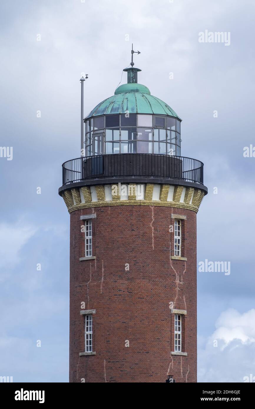 Hamburg lighthouse, Cuxhaven Stock Photo