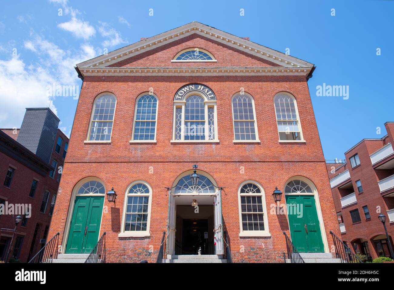 Old Town Hall at 32 Derby Square in Historic city center of Salem