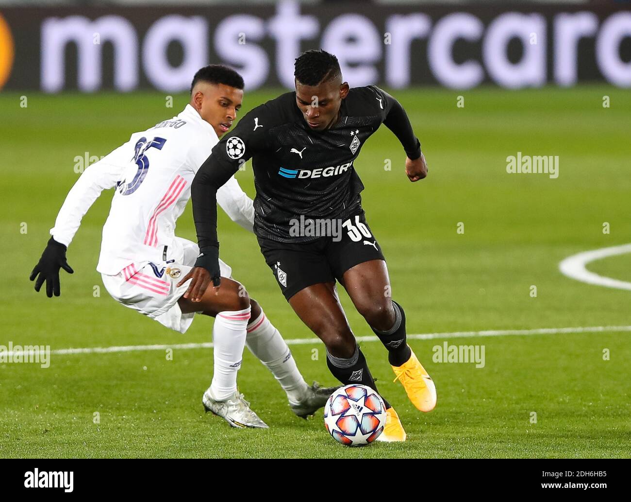 Madrid Spain. 9th Dec 2020. Rodrygo L of Real Madrid competes