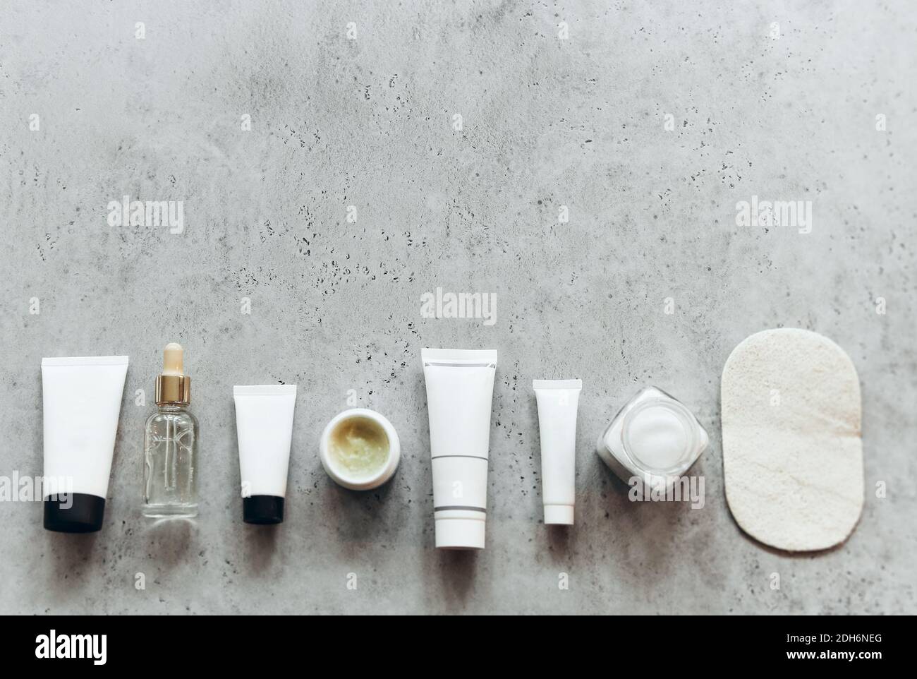 Set of various spa supplies Stock Photo Alamy