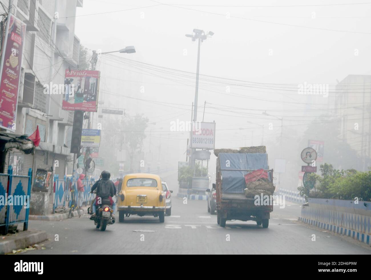 Air pollution in India Stock Photo