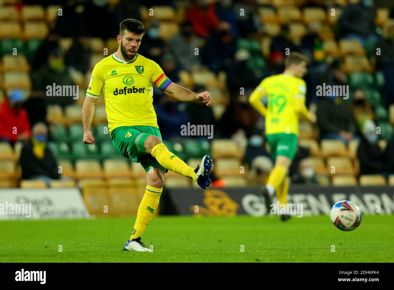 9th December 2020; Carrow Road, Norwich, Norfolk, England, English Football League Championship Football, Norwich versus Nottingham Forest; Grant Hanley of Norwich City Credit: Action Plus Sports Images/Alamy Live News Stock Photo