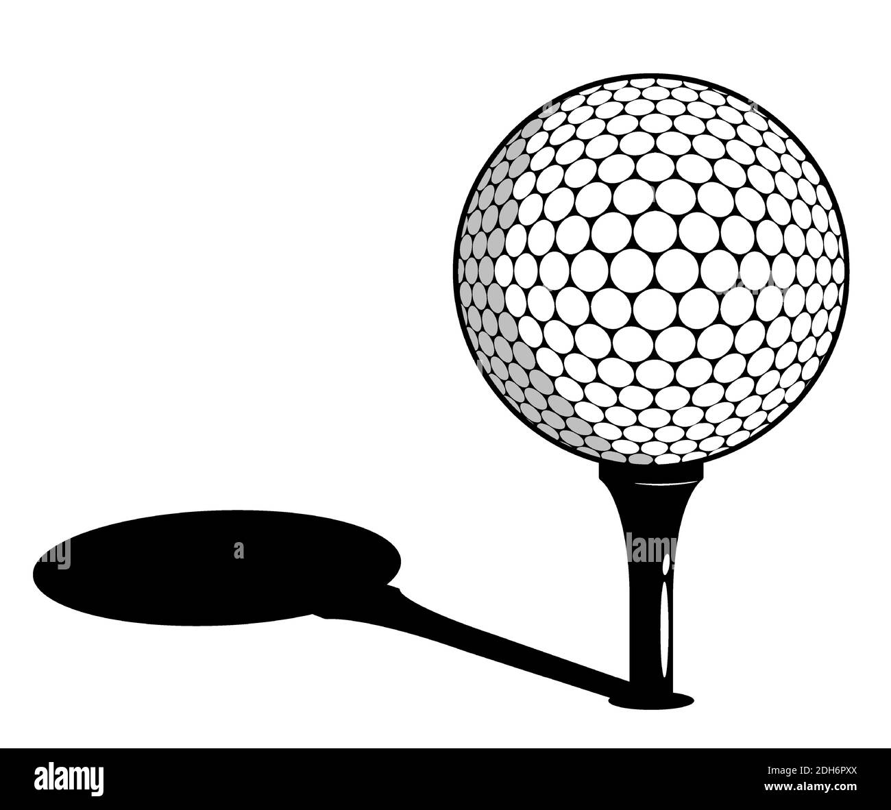 Woooden Black And White Golf Tees Stock Illustration - Download Image Now -  Tee - Sports Equipment, Vector, Golf - iStock