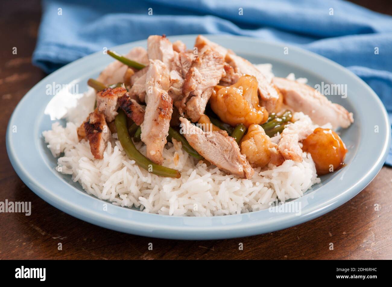 Steam rice with chicken фото 109