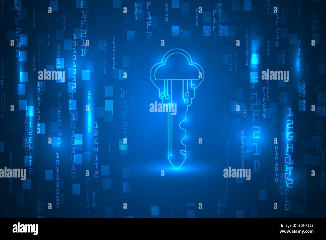 Computer Science Digital Security Key High security with digital key protection technology abstract. digital ...