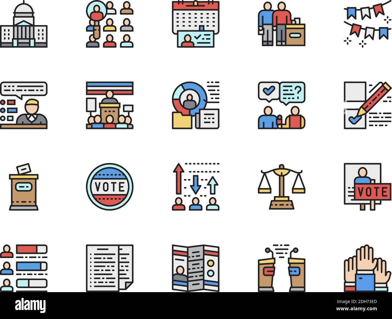Debates government declaration Stock Vector Images - Alamy