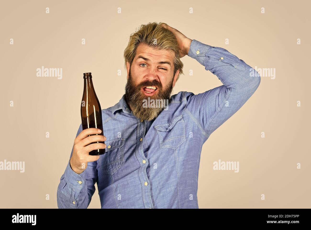 Hangover syndrome. Drunk man. Alcoholic guy. Alcoholism problem. Refreshing alcoholic drink. Alcohol addict. Having alcohol addiction and bad habits. Having fun. Man with tousled hair looks unhealthy Stock Photo - Alamy Hangover syndrome. Drunk man. Alcoholic guy. Alcoholism problem. Refreshing alcoholic drink. Alcohol addict. Having alcohol addiction and bad habits. Having fun. Man with tousled hair looks unhealthy Stock Photo - Alamy